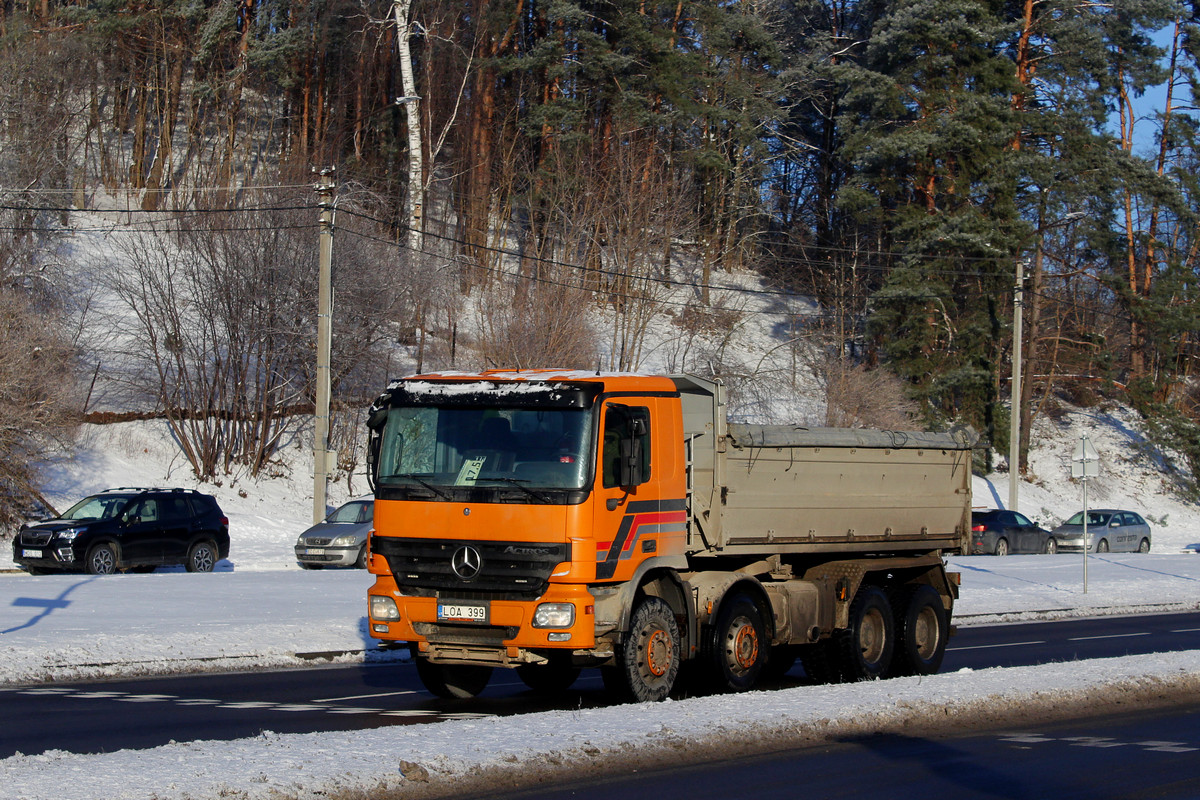 Литва, № LOA 399 — Mercedes-Benz Actros ('2003)