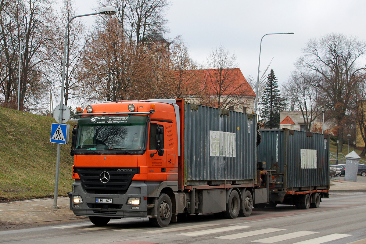 Литва, № LML 676 — Mercedes-Benz Actros ('2003) 2541