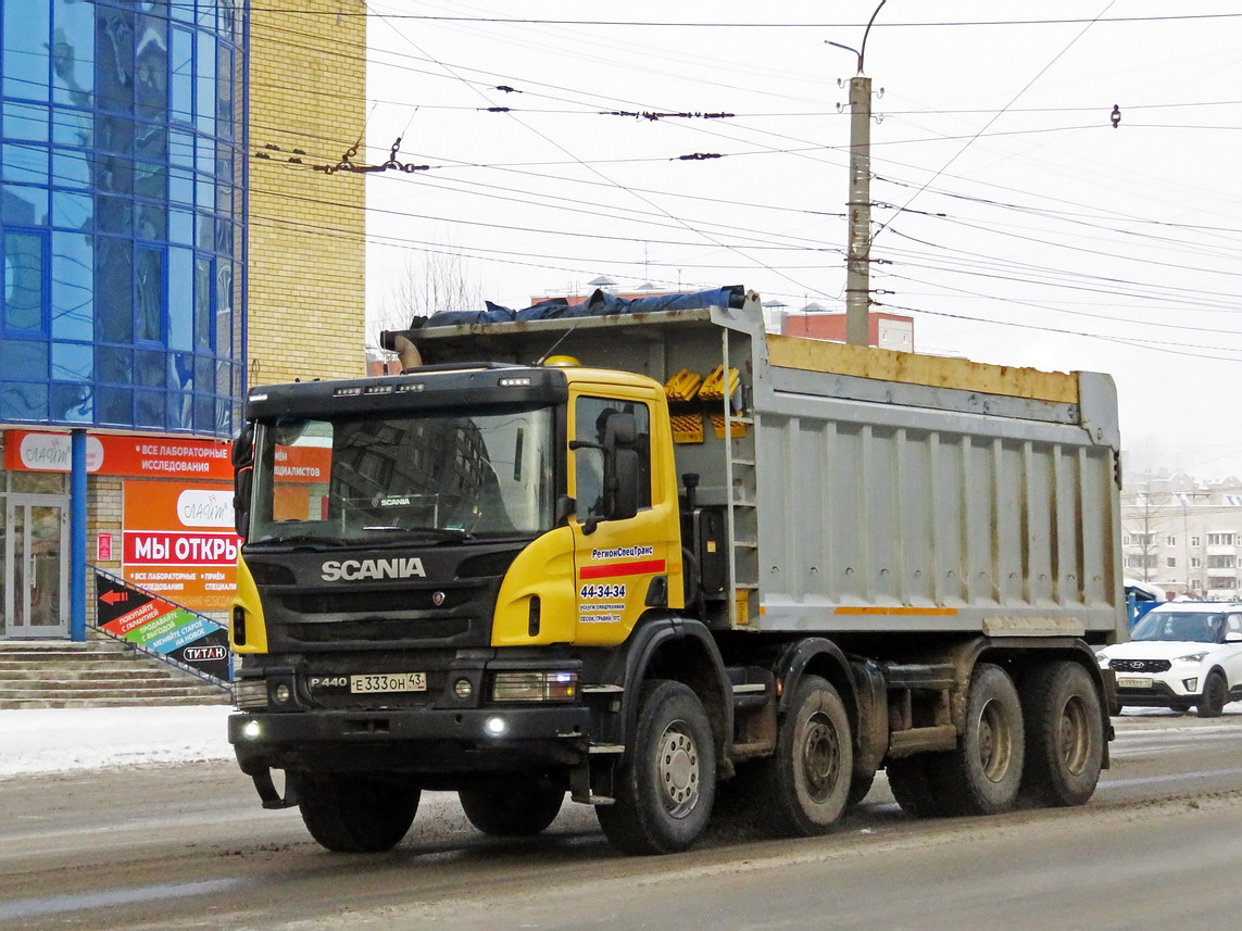 Кировская область, № Е 333 ОН 43 — Scania ('2011) P440