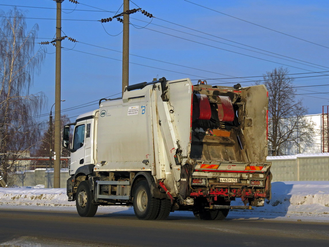 Кировская область, № А 463 РТ 43 — Mercedes-Benz Arocs 2033 [Z9M]