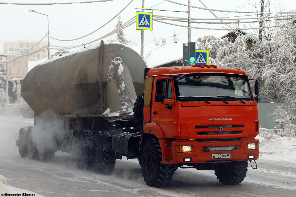 Саха (Якутия), № А 166 ММ 14 — КамАЗ-53504-46