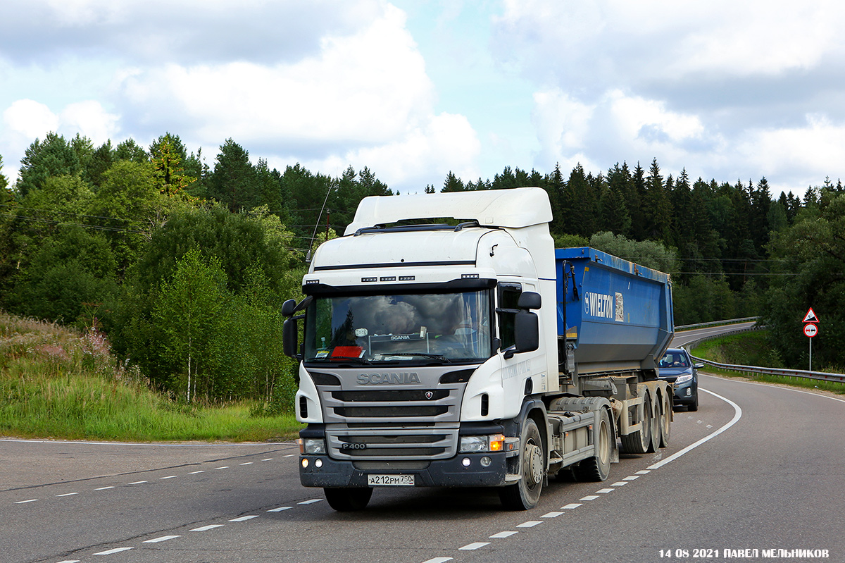 Москва, № А 212 РМ 750 — Scania ('2011) P400