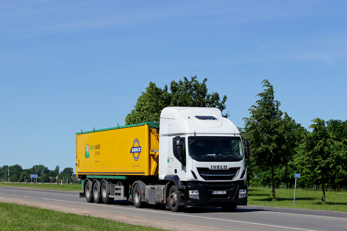 Литва, № KBZ 552 — IVECO Stralis ('2012)