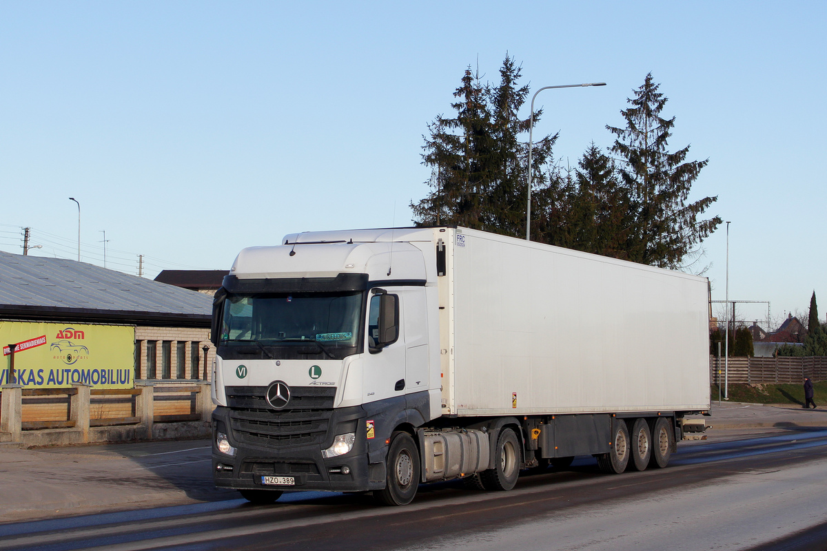 Литва, № HZO 389 — Mercedes-Benz Actros ('2011) 1845