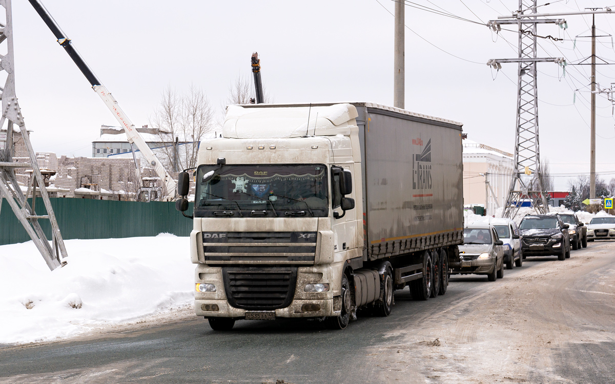 Липецкая область, № О 535 АА 48 — DAF XF105 FT