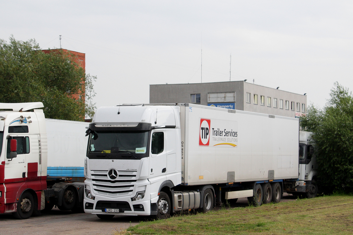 Литва, № LRD 233 — Mercedes-Benz Actros ('2018)