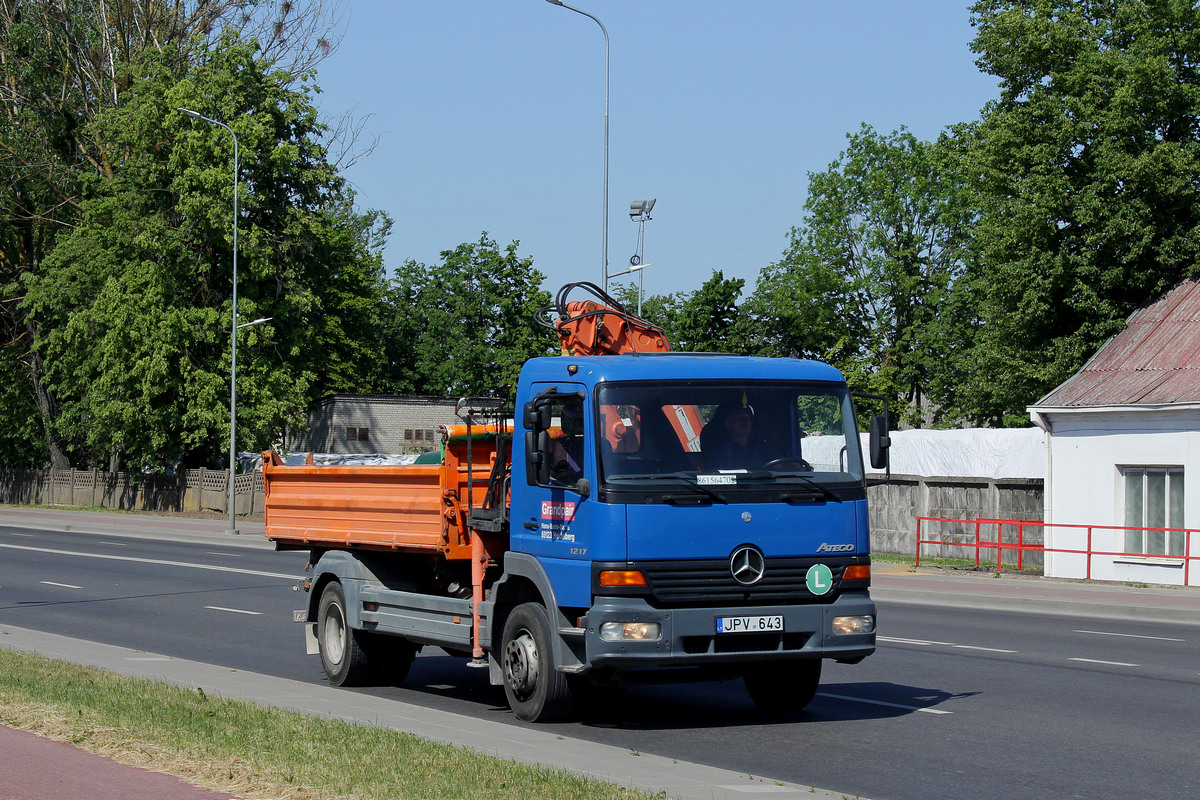 Литва, № JPV 643 — Mercedes-Benz Atego 1217