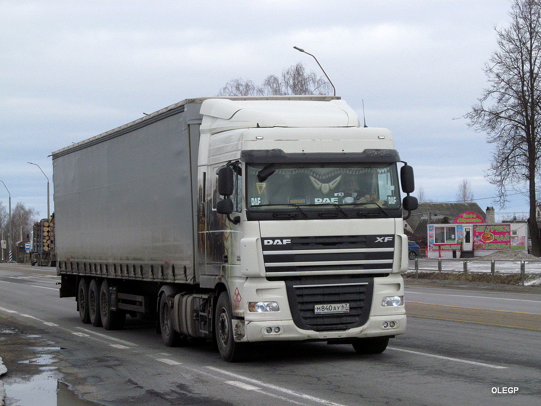 Смоленская область, № М 840 АУ 67 — DAF XF105 FT