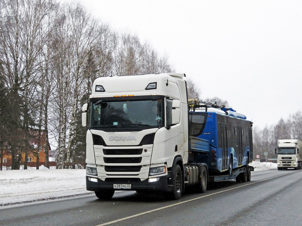 Вологодская область, № К 287 МО 35 — Scania ('2016) R440