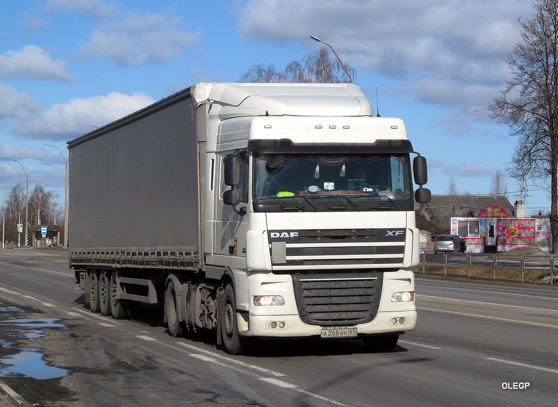 Смоленская область, № А 266 ВК 67 — DAF XF105 FT