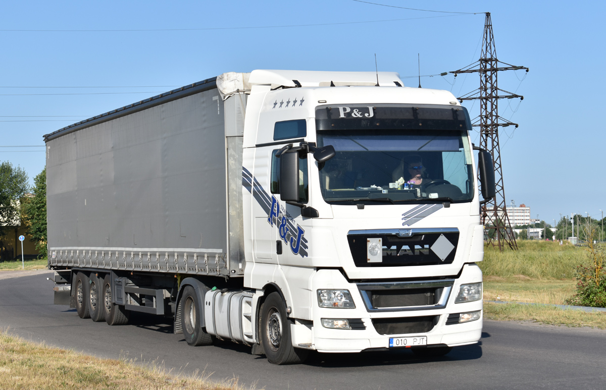 Эстония, № 010 PJT — MAN TGX ('2007) 18.480