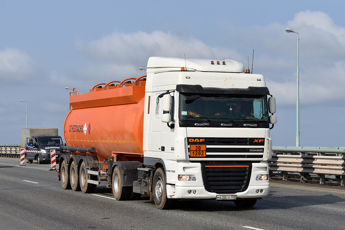 Пермский край, № М 419 ТХ 159 — DAF XF105 FT