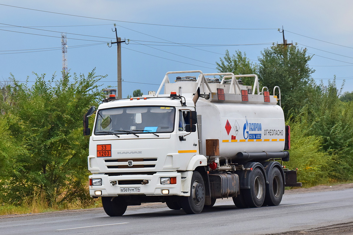 Волгоградская область, № В 569 УМ 134 — КамАЗ-65115-L4