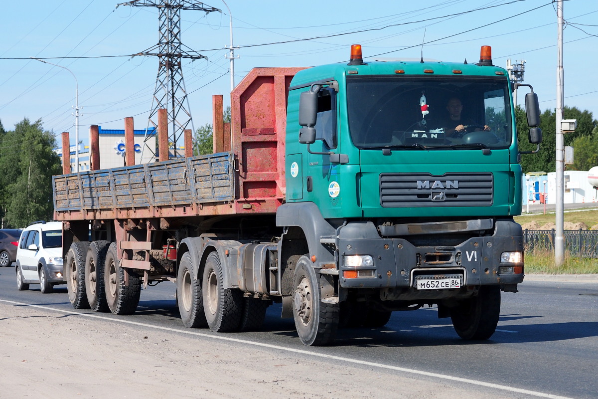 Ханты-Мансийский автоном.округ, № М 652 СЕ 86 — MAN TGA 33.440