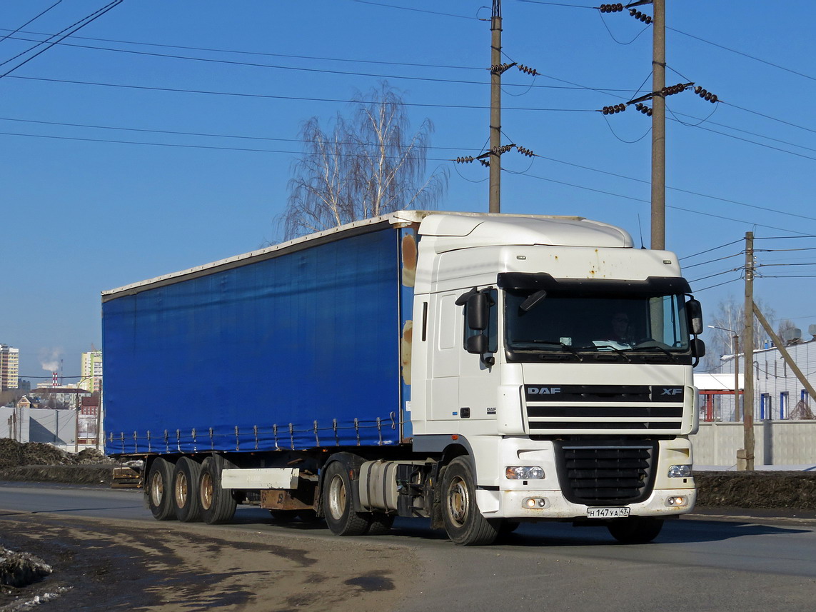 Кировская область, № Н 147 УА 43 — DAF XF105 FT