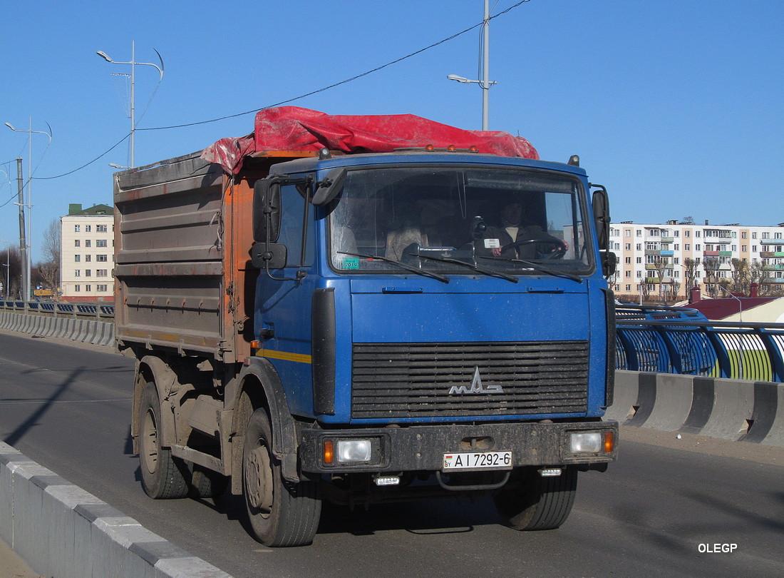 Могилёвская область, № АІ 7292-6 — МАЗ-5551 (общая модель)