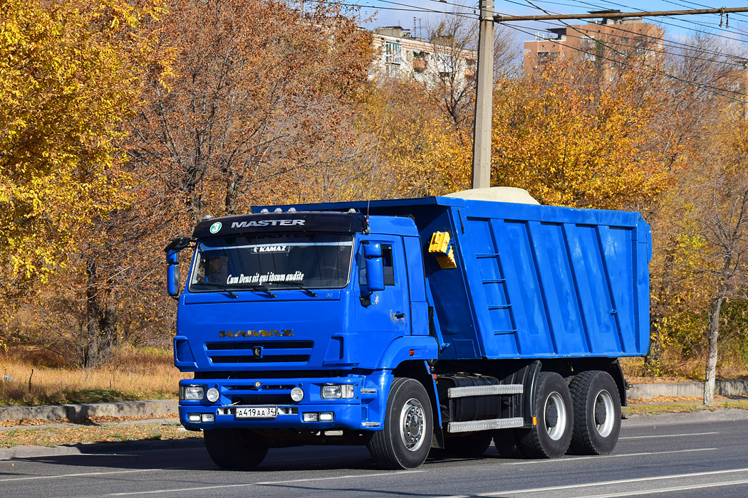 Волгоградская область, № А 419 АА 34 — КамАЗ-6520-06 [65200F]