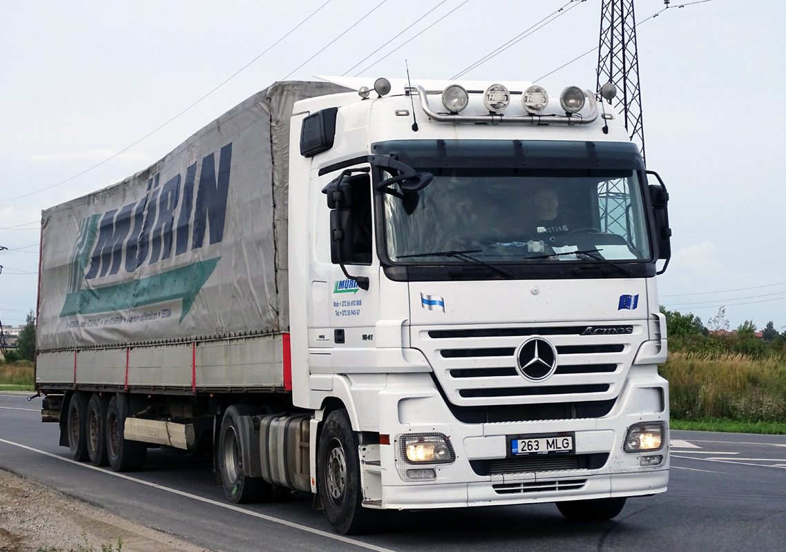 Эстония, № 263 MLG — Mercedes-Benz Actros ('2003) 1841