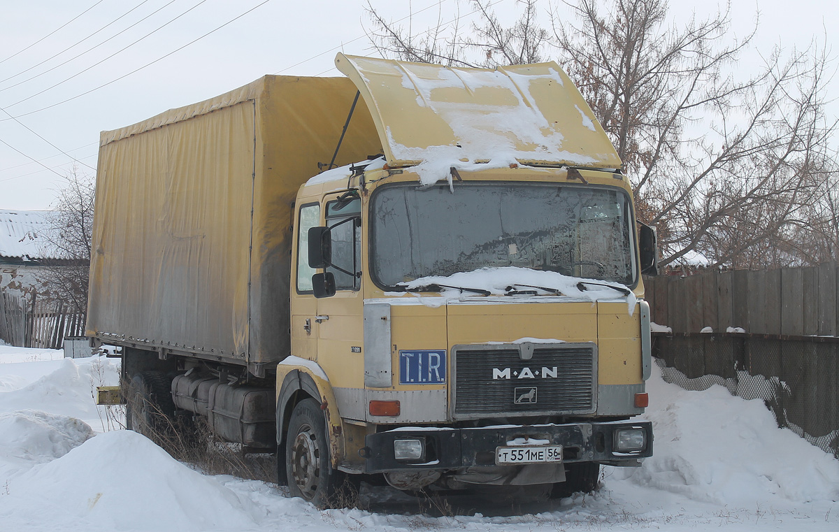 Оренбургская область, № Т 551 МЕ 56 — MAN F8 (общая модель)