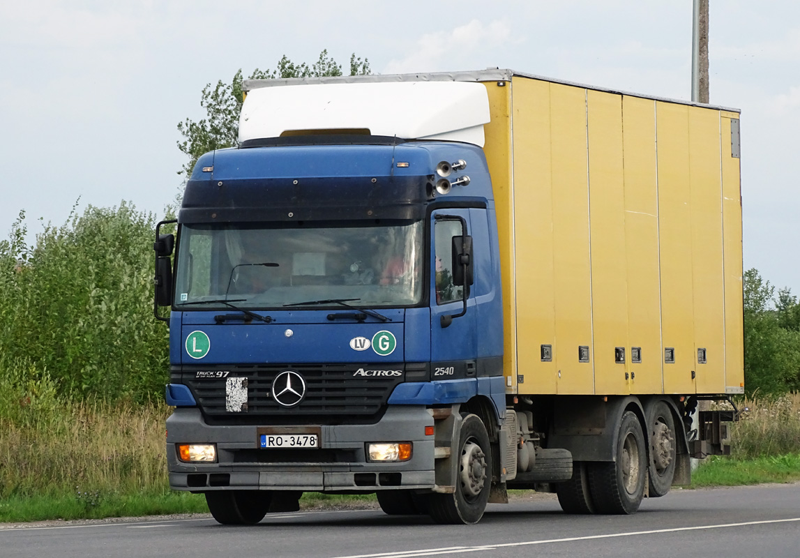 Латвия, № RO-3478 — Mercedes-Benz Actros ('1997) 2540