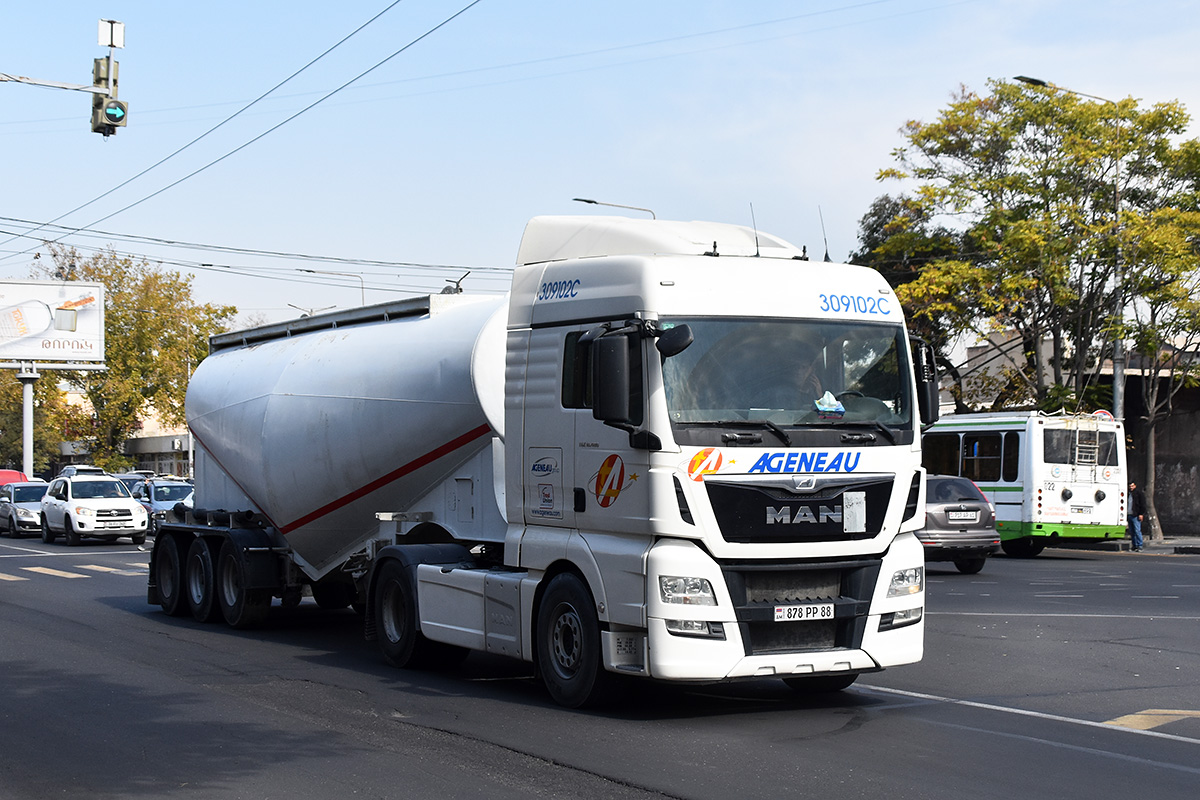 Армения, № 878 PP 88 — MAN TGX ('2012) 18.480