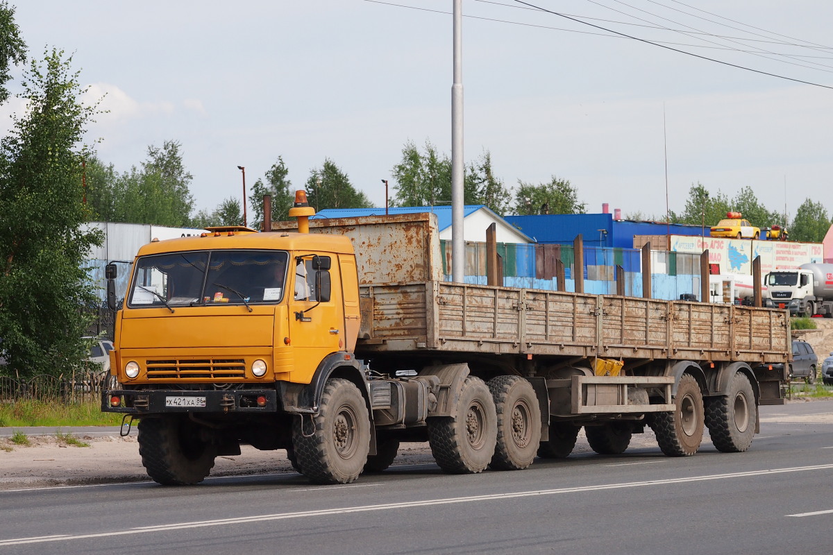 Ханты-Мансийский автоном.округ, № Х 421 ХА 86 — КамАЗ-43106