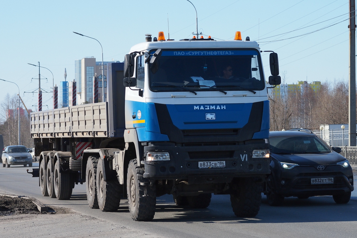 Ханты-Мансийский автоном.округ, № В 833 СВ 186 — МАЗ-MAN-6465