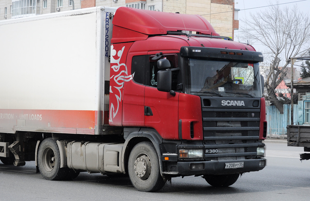 Омская область, № Х 208 РТ 55 — Scania ('2004) R380