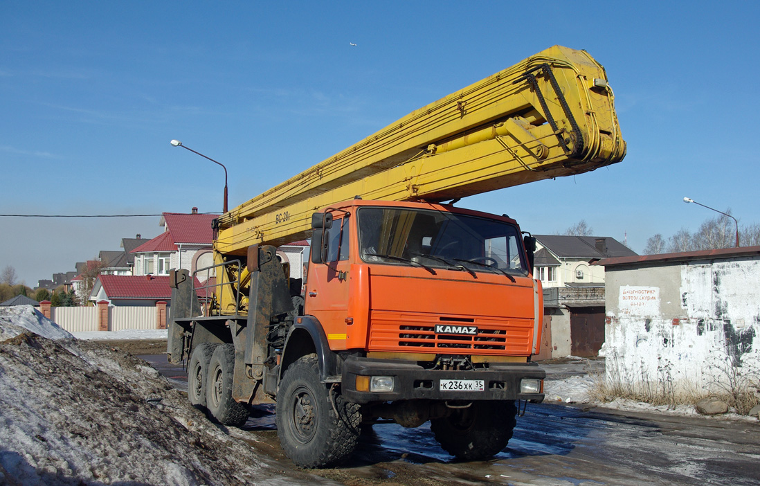 Вологодская область, № К 236 ХК 35 — КамАЗ-43114-15 [43114R]