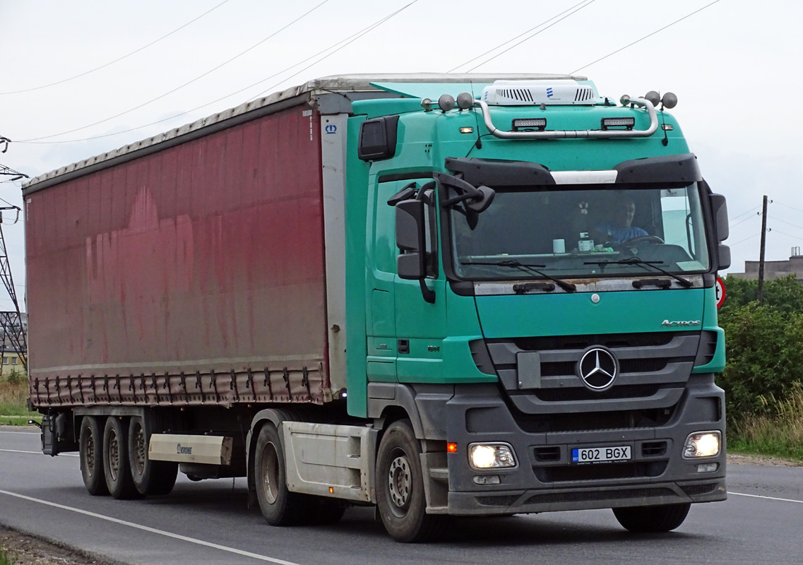 Эстония, № 602 BGX — Mercedes-Benz Actros ('2009) 1844