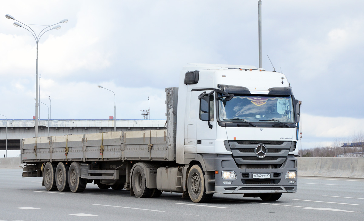 Калужская область, № О 342 СС 40 — Mercedes-Benz Actros ('2009) 1844