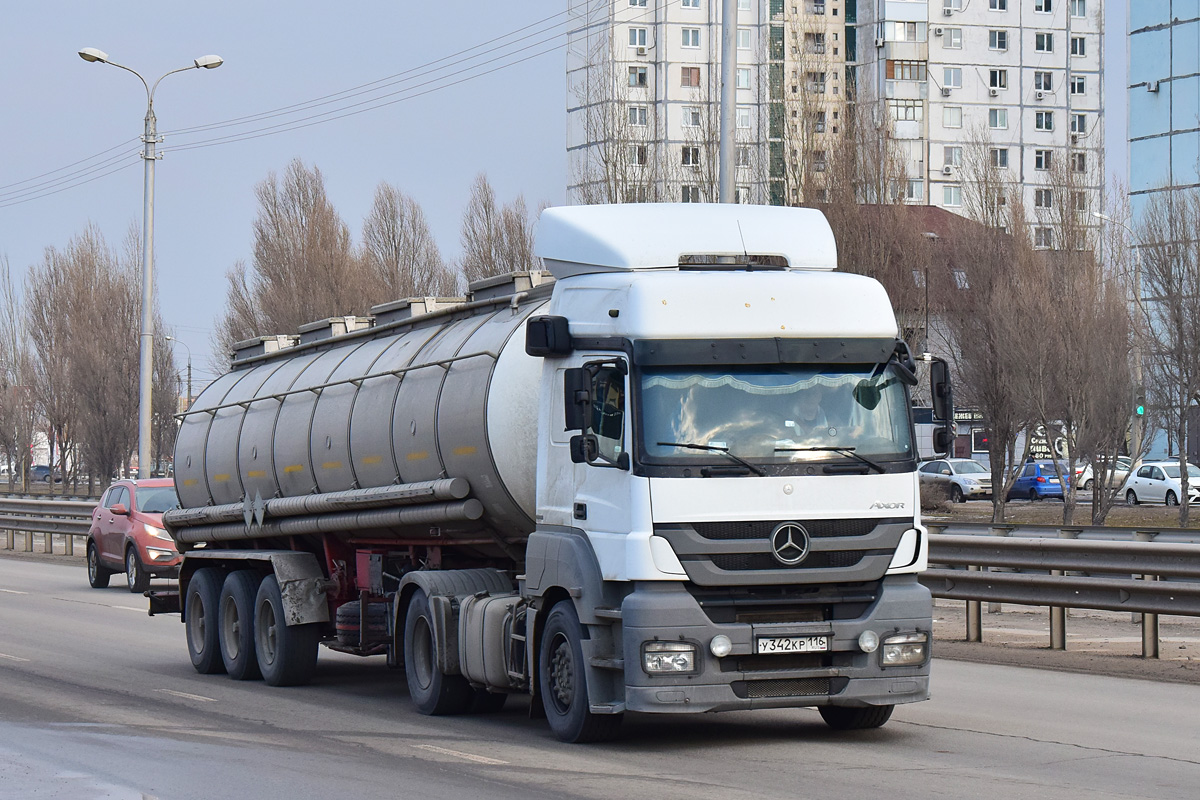 Татарстан, № У 342 КР 116 — Mercedes-Benz Axor (общ.м)