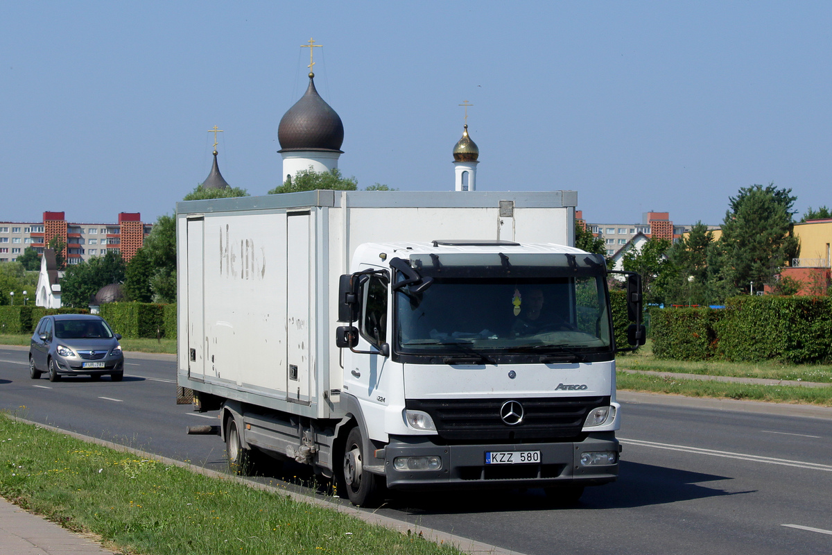 Литва, № KZZ 580 — Mercedes-Benz Atego 1224