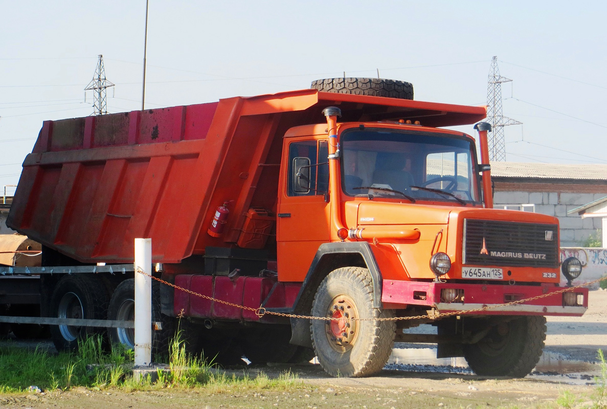 Приморский край, № У 645 АН 125 — Magirus-Deutz 290D26K