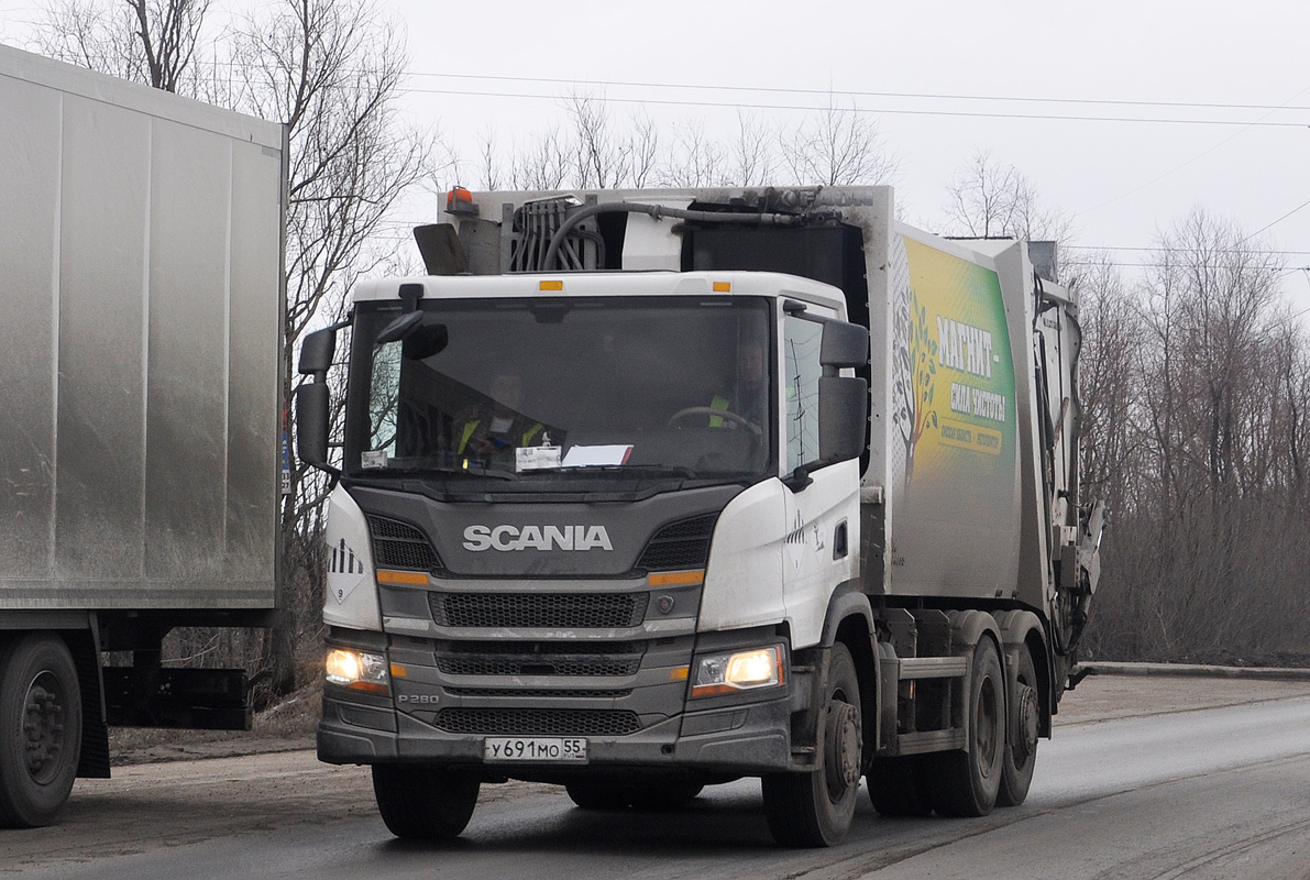 Омская область, № У 691 МО 55 — Scania ('2016) P280