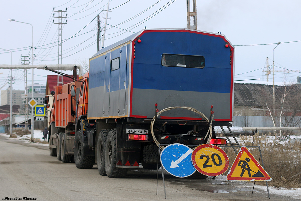 Саха (Якутия), № Н 434 КА 14 — КамАЗ-43118-15 [43118R]
