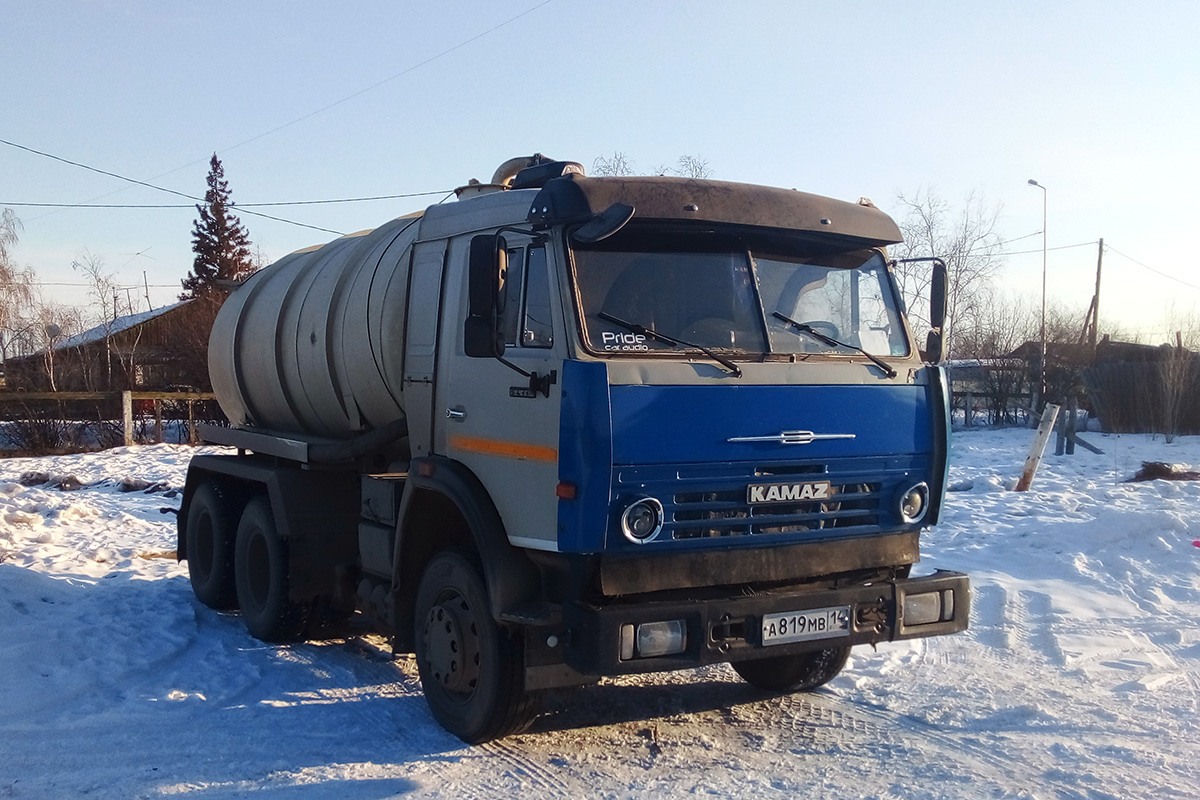 Саха (Якутия), № А 819 МВ 14 — КамАЗ-54115 [541150]