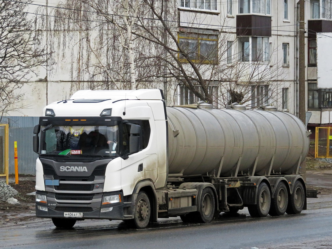 Удмуртия, № М 406 АТ 18 — Scania ('2016) G440