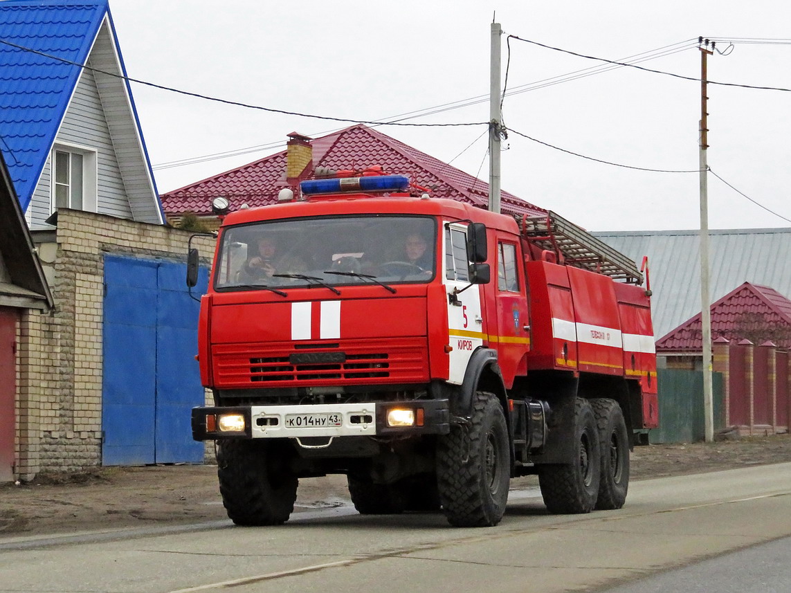 Кировская область, № К 014 НУ 43 — КамАЗ-43118-15 [43118R]