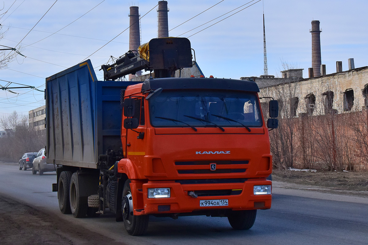 Волгоградская область, № К 994 ОА 134 — КамАЗ-65115 (общая модель)