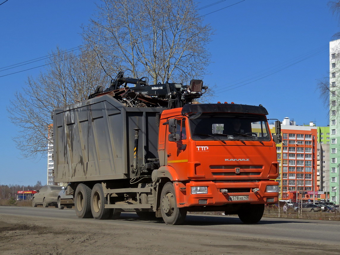 Кировская область, № В 578 ХЕ 43 — КамАЗ-65115-50