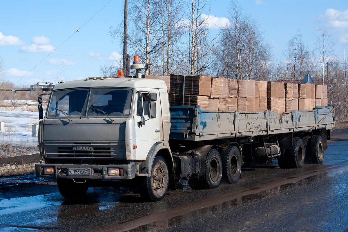 Архангельская область, № С 156 КА 29 — КамАЗ-54115-13 [54115N]