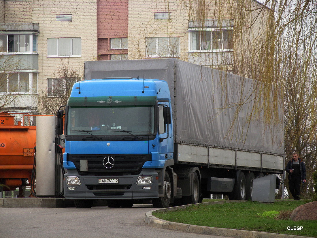 Витебская область, № АК 7639-2 — Mercedes-Benz Actros ('2003)