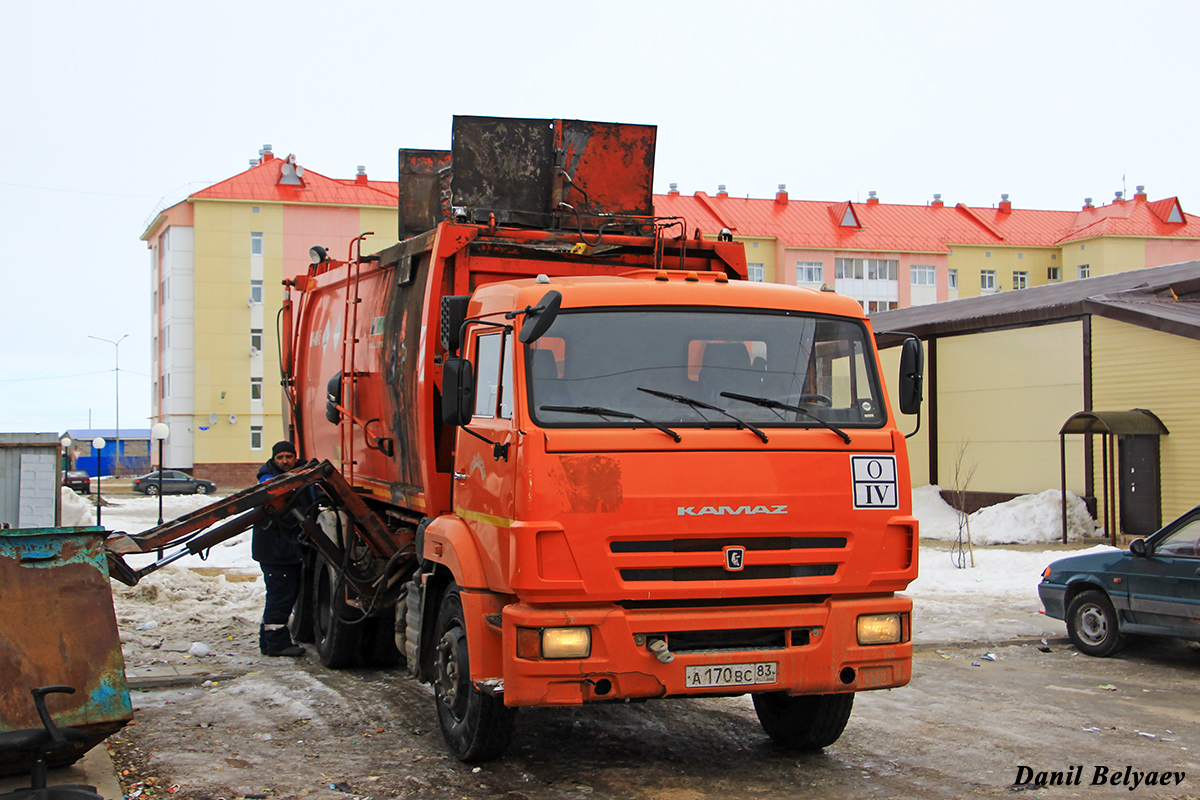 Ненецкий автономный округ, № А 170 ВС 83 — КамАЗ-65115 (общая модель)