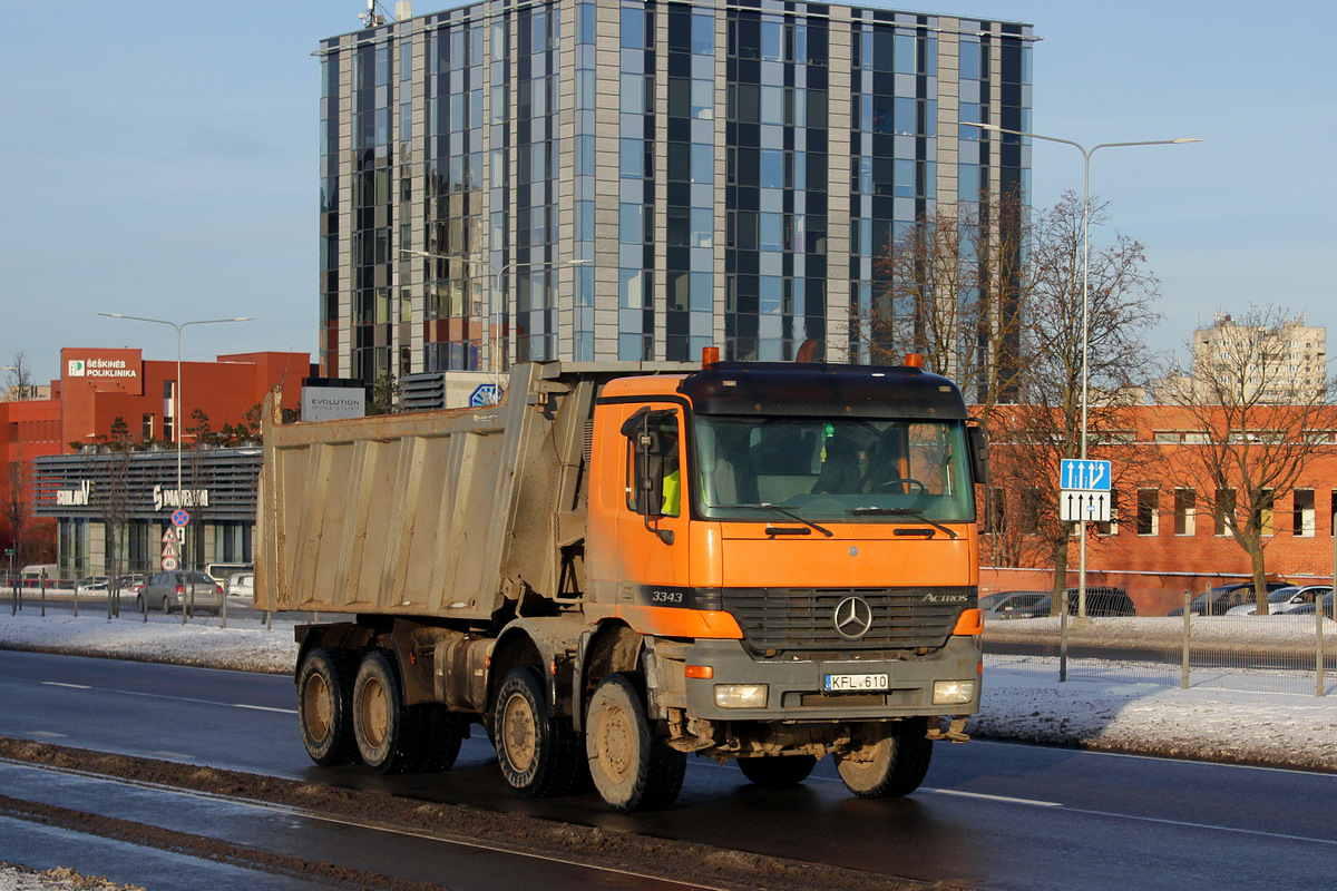 Литва, № KFL 610 — Mercedes-Benz Actros ('1997)