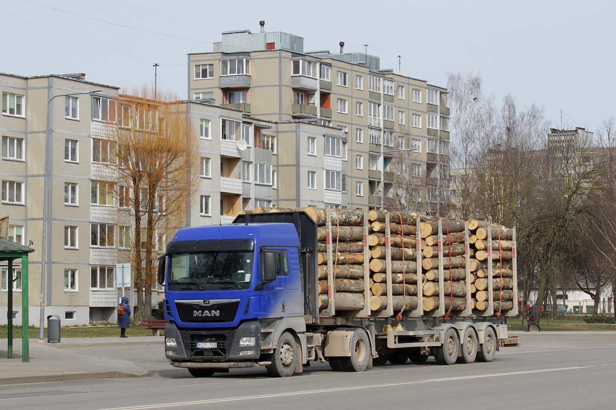 Литва, № KCP 759 — MAN TGX ('2016) 18.460