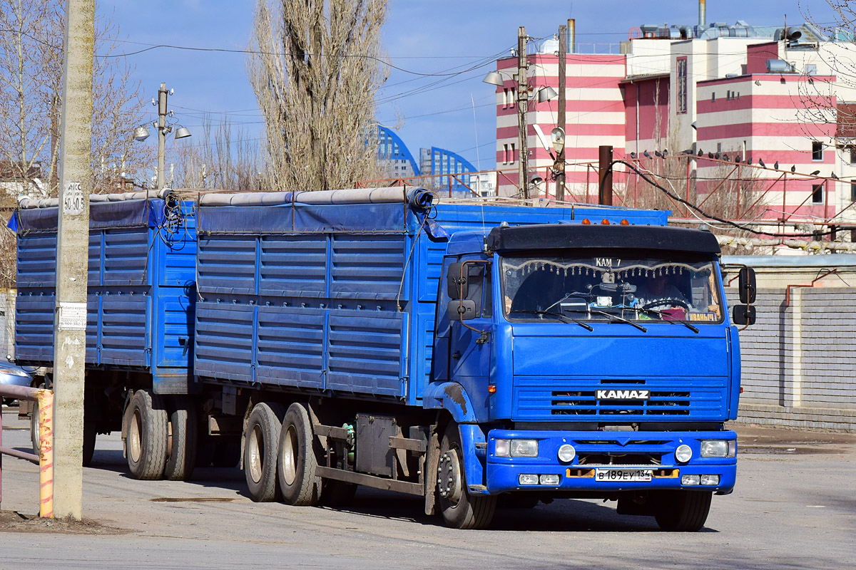 Волгоградская область, № В 189 ЕУ 134 — КамАЗ-65117 [651170]