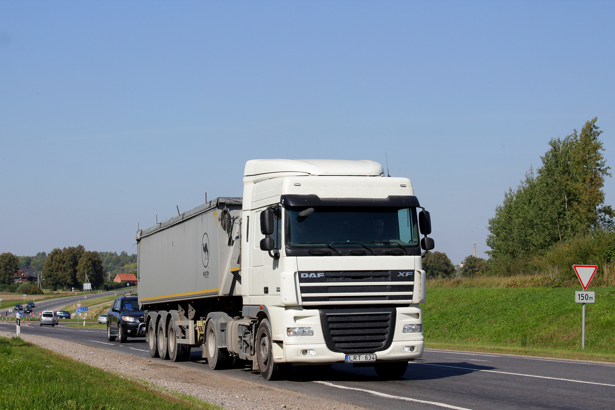 Литва, № LRT 634 — DAF XF105 FT