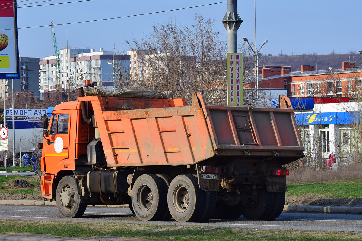 Волгоградская область, № В 186 КТ 134 — КамАЗ-65115-L4(19)