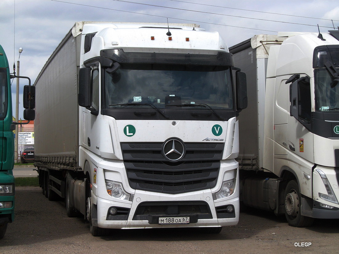 Смоленская область, № М 188 ОА 67 — Mercedes-Benz Actros '18 1845 [Z9M]